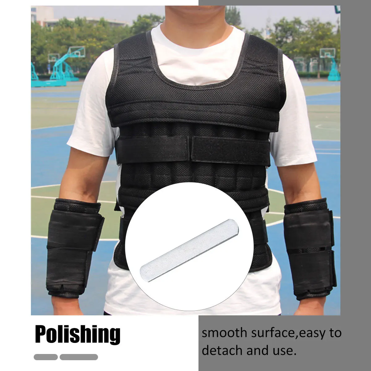 6 pezzi piastra pesi in acciaio attrezzatura per pesi fitness striscia ponderata di alta qualità per allenamento di atleti professionisti