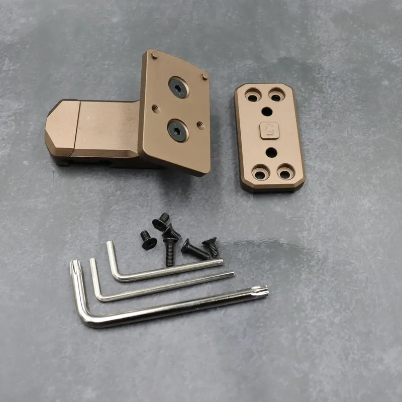 Offset Optic Mount For RMR By 35 Degrees and 45 Degrees Can Install Multiple Types Of Dot Sights