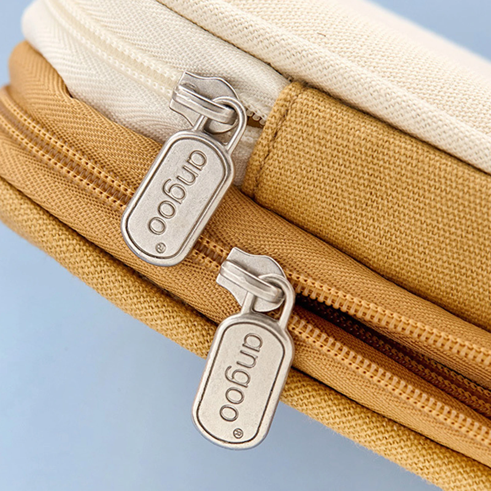 【New】Large Capacity School Pencil Case Stationery Zipper Pocket Office Storage Multilayer Storage Pocket ( not included pencil )