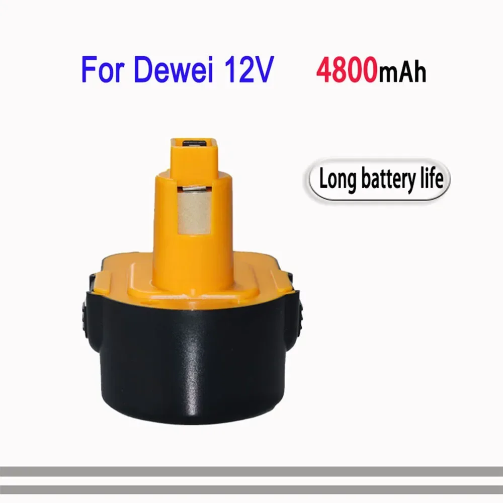 12V 4800mAh Ni-MH battery For Dewalt DE9071 DC9071 DE9074 DE9075 DE9501 DE9072 12V Battery Power Tool 5