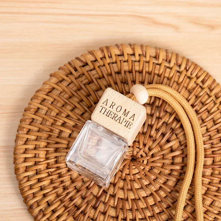 Glass Car Air Purifier Essential Oil Diffuser Bottle