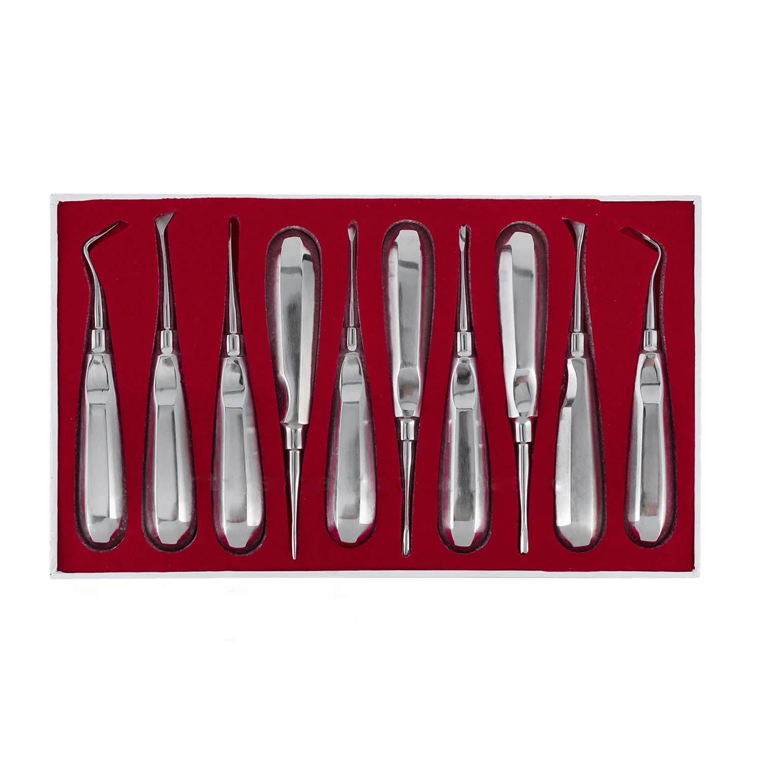 Aço inoxidável Dental Extraction Elevator, Tooth Extraindo Forceps