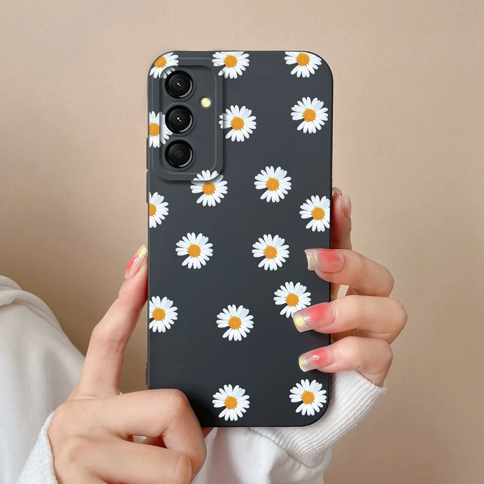 Beautiful Flower Mountain Liquid Shockproof Anti-Fingerprint Silicone Case