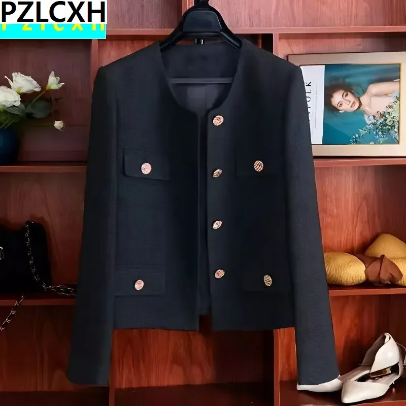 office-suit-classic-green-cropped-tweed-jackets-spring-fall-korean-elegant-slim-coat-luxury-streetwear-oversize-fashion-outwear