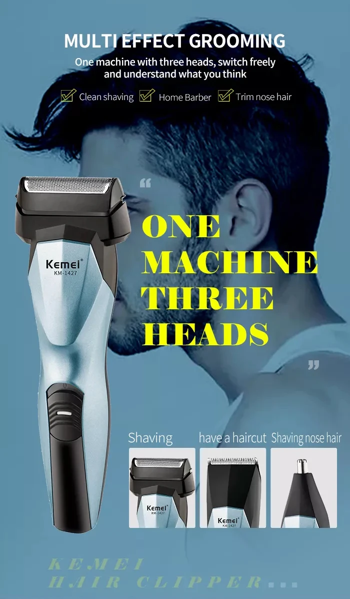 Electric Reciprocating Shaver | Electric Trimmer | Kemei Shaver | Hair  Trimmer - 1427 - Aliexpress