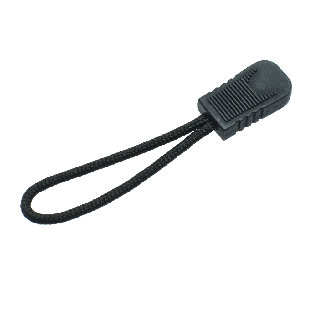 25pcs/pack Zipper Pulls Cord Rope Ends Lock Zip Clip Buckle For Clothing/Bags
