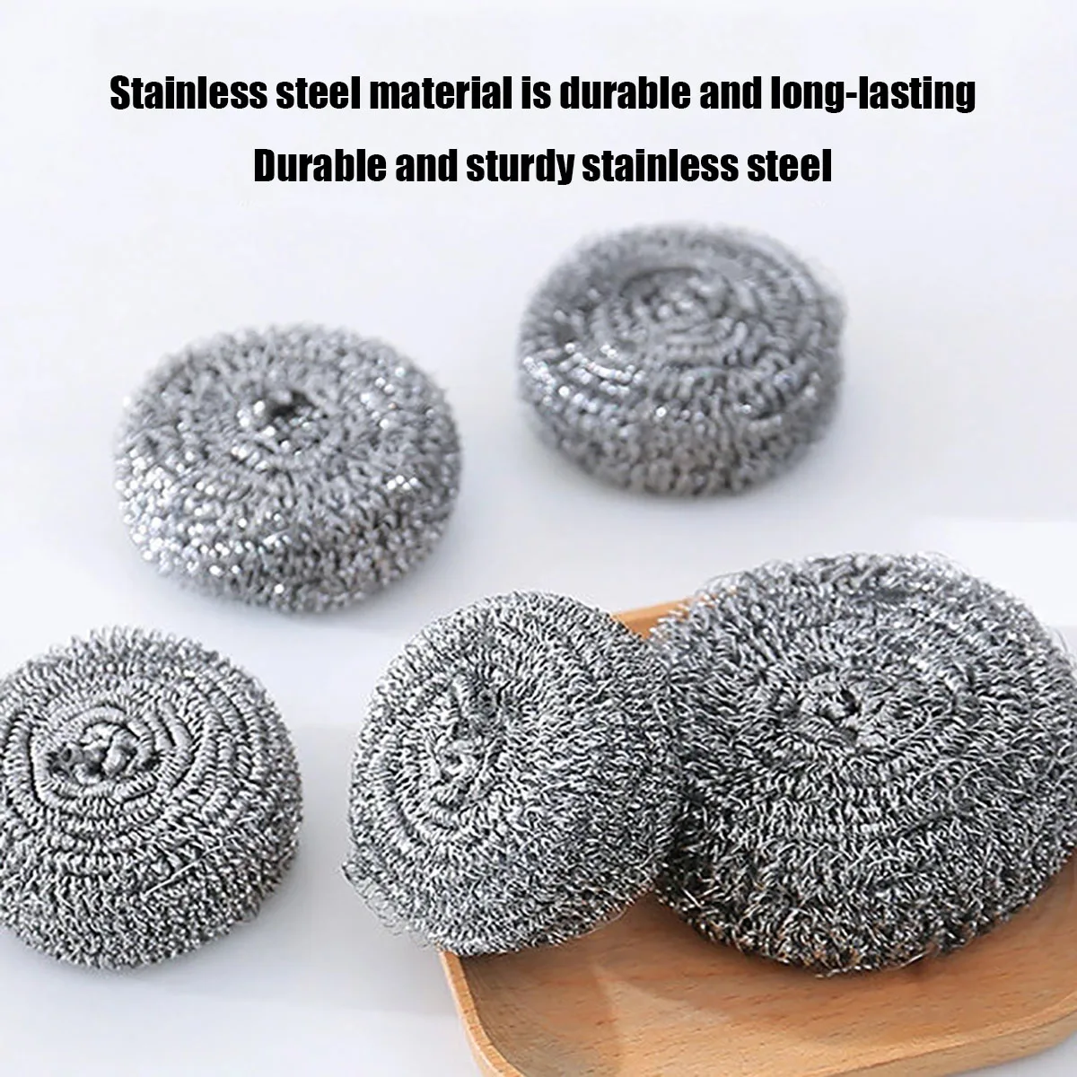 6/12 PCS Stainless Steel Scrubber, Scrubbing Scouring Pad, Steel Wool Scrubber for Kitchens, Bathroom and More Strong Resistance 6/12 PCS Stainless Steel Scrubber, Scrubbing Scouring Pad, Steel Wool Scrubber for Kitchens, Bathroom and More Strong Resistance
