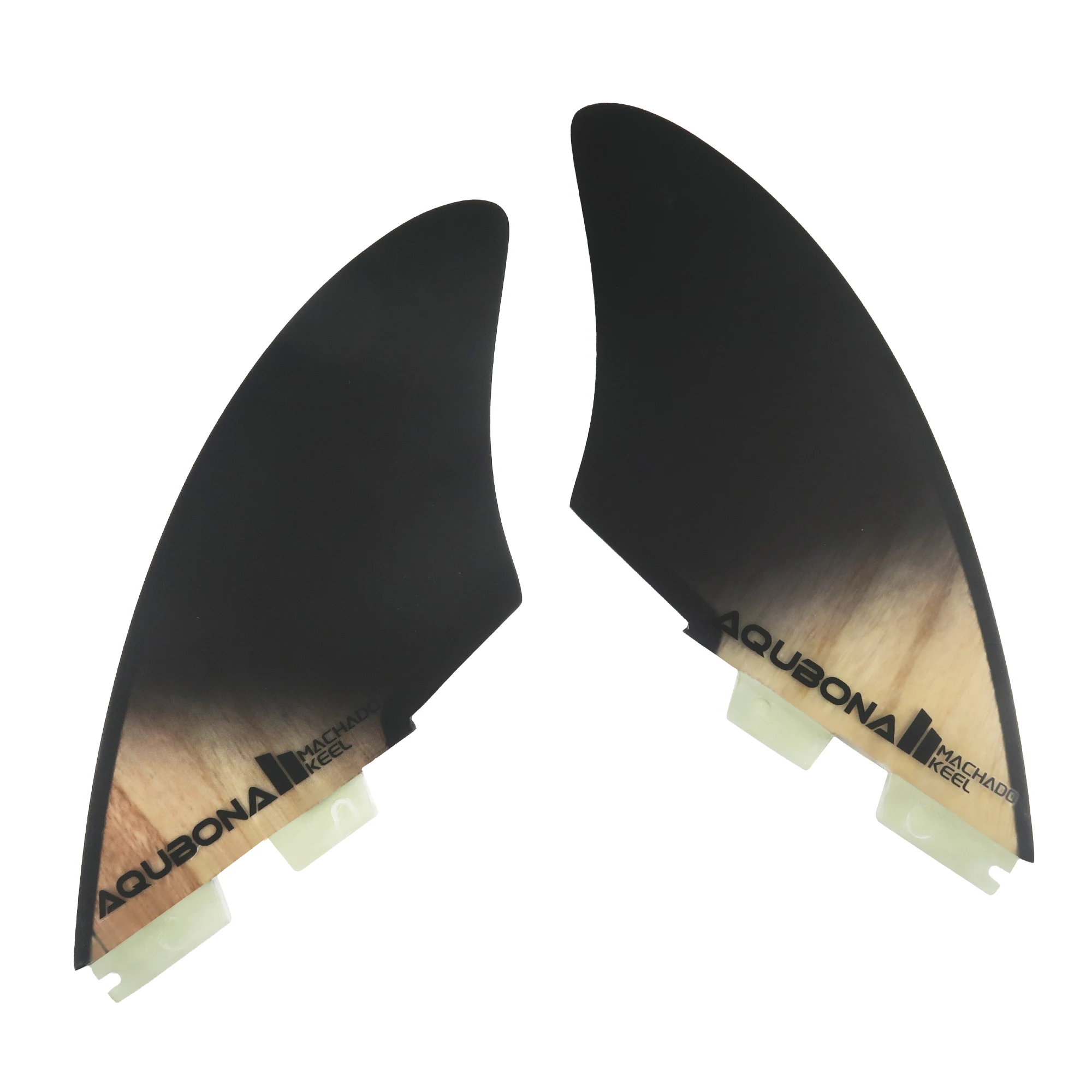 

Surfboard Twin Keel Fins (2 Fins) Dual Tab Single Tab Sizes for Longboard Surfboard Funboard