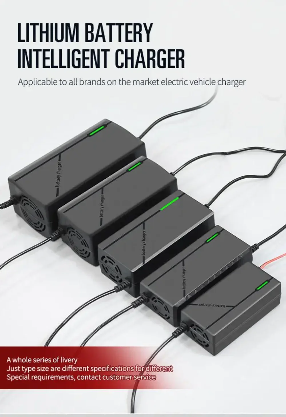 67.2V 2A/3A/5A 60V 16S 60V 배터리용 고속 충전기(냉각팬 포함) 100-240V ? 스마트 지능형 고속 충전기 EU 플러그