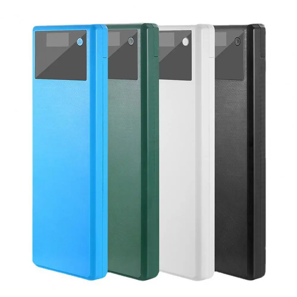 Useful Power Bank Box DIY Welding-free 10x18650 Batteries Replacement Power Bank Shell Shell Wide Compatibility