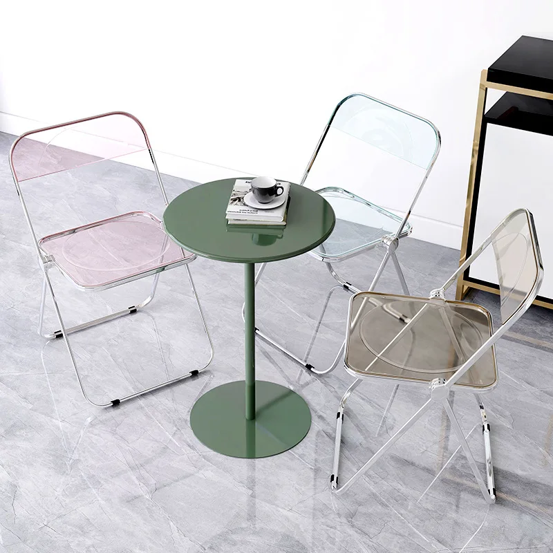 Coffee Table Creative Small Round Industrial Style