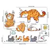1 set Funny Car Sticker Cat Climbing Pet Animal Styling Stickers Car Scratch Cover Decoration Creative Bumper Decals Accessories 6