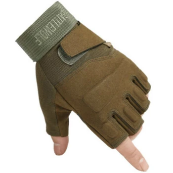 1 Pair Outdoor Tactical Gloves Sport Gloves Half Finger Military Men Women Combat Shooting Hunting Fitness Fingerless Gloves 4