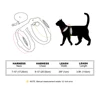 Nylon Cat Harness Leash Set Adjustable Puppy Kitten Harnesses Vest With Bell Pet Walking Lead Rope For Small Dogs Cats Chihuahua 6