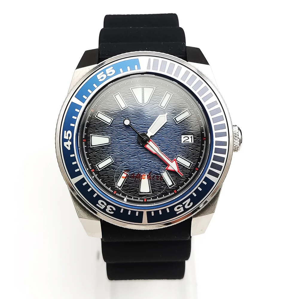15 colors 42MM Men's watch Clock Luminous NH35 Movement Automatic Mechanical Watch Men Steel Case Sapphire Rubber strap