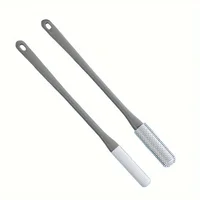 1pc Long Handle Toe Brush Manual Foot Care Scrubber Portable Shower Foot Brush for Toe Cleaning Elderly Foot Care Tool 2