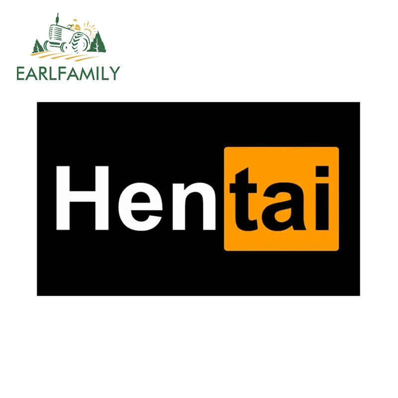 

EARLFAMILY 13 см X 7,8 см логотип Hentai аниме автомобильные сиденья интересное устойчивое к царапинам зеркало заднего вида аксессуары для гонок