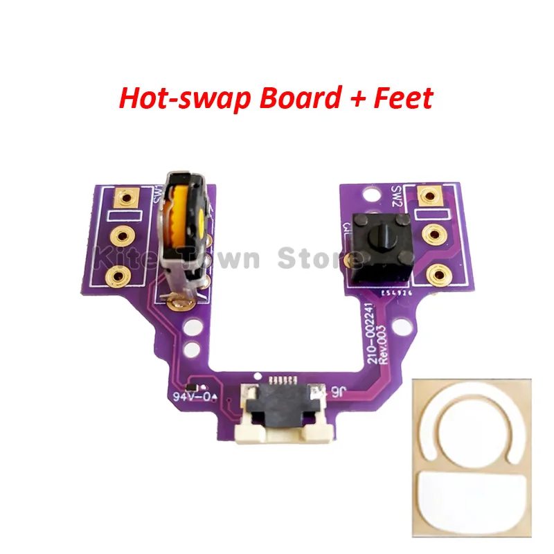 Substituição do Mouse Placa Mãe Hot-swap Botão Placa para Logitech g Pro x Superlight Gaming Mouse Fit Kailh Ttc Omron Micro Switc - Imagem 4