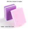 Manucure Mini éponge bloc tampon pour ongles