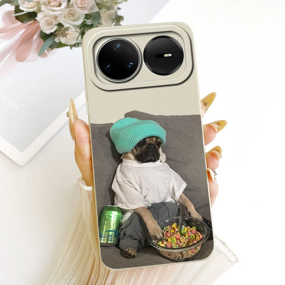 Cute Dog & Panda Cartoon Soft TPU Phone Case Cover - For Huawei Nova 15 Pro Ultra 5G
