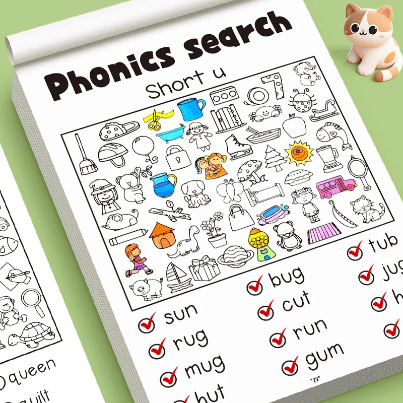 다양한 패턴과 숨겨진 그림 찾기 게임, 집중력 향상 활동이 포함된 어린이 색칠 공부 책은  교육용으로 제작되었으며, 개학 시즌 용품으로도 활용됩니다.