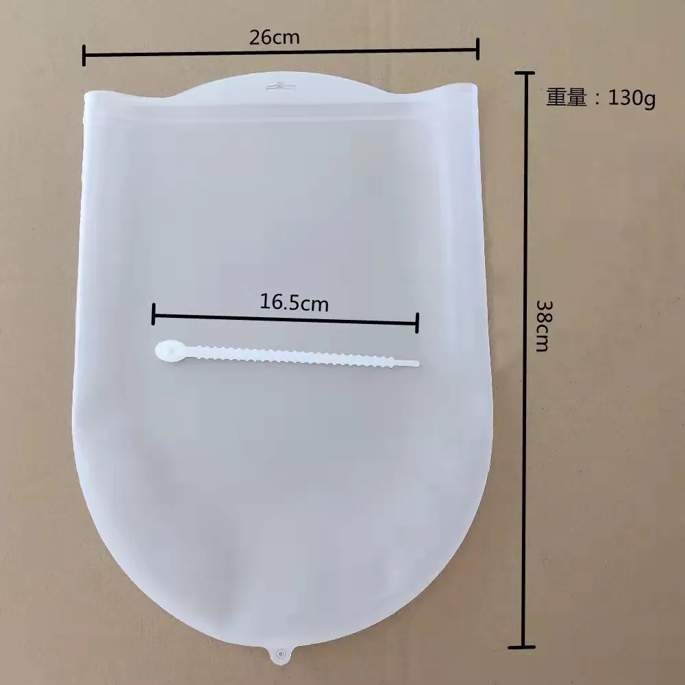 Versatile Food Grade Silicone Dough Kneading and Mixing Bag for Bread, Pastry, and Pizza