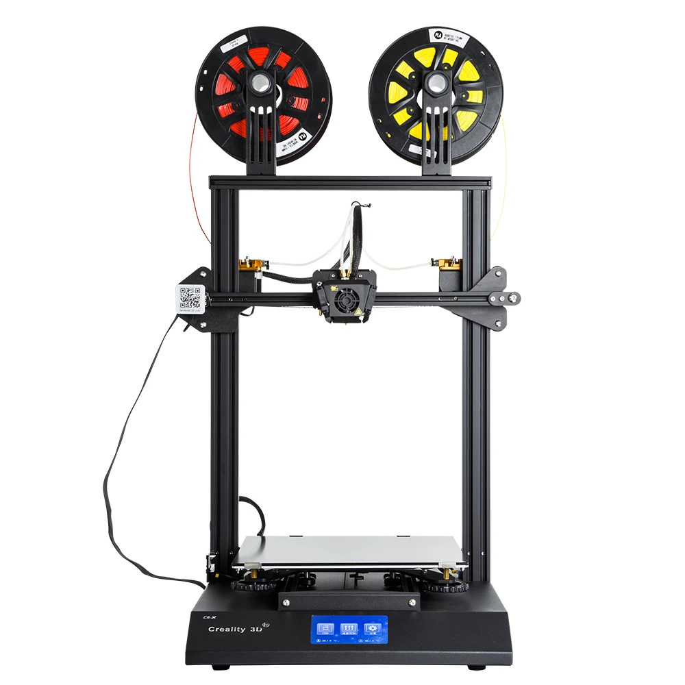 artillery 3d printer kit sidewinder x2 sw x2 300x300x400mm abl large plus size high precision dual z axis tft touch screen 2018 newest dual color printing touch screen Creality CR-X With Dual Extruder One Nozzle Build Size 300x300x400mm CR-10S