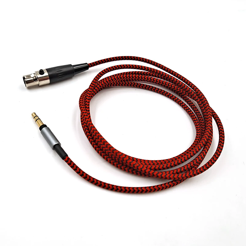 

For Pioneer AKG HDJ-2000 Q701 K272 K371 K141 K171 K175 K702 K271S K181DJ Replaceable MINI XLR Nylon Braided Upgradation Cable