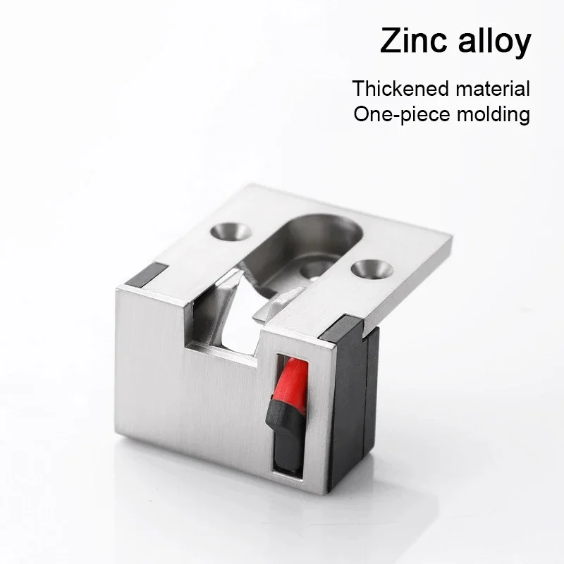 Hidden Safety Door Zinc Alloy Chain Lock Extruded Door Latch Anti-theft Door Lock Home Hotel Security Locks Hardware Accessories
