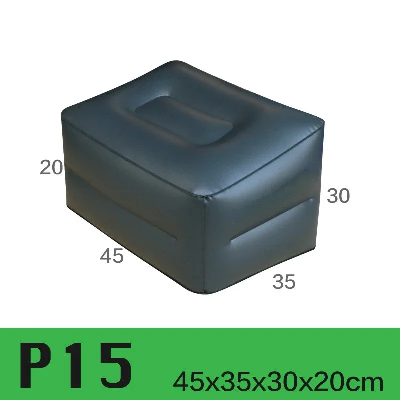 Car Inflatable Air Bed Accessories Front Seat Cushions Pad Inflatable Stool Car Reclining Booster Cushion Sleeping Mattress