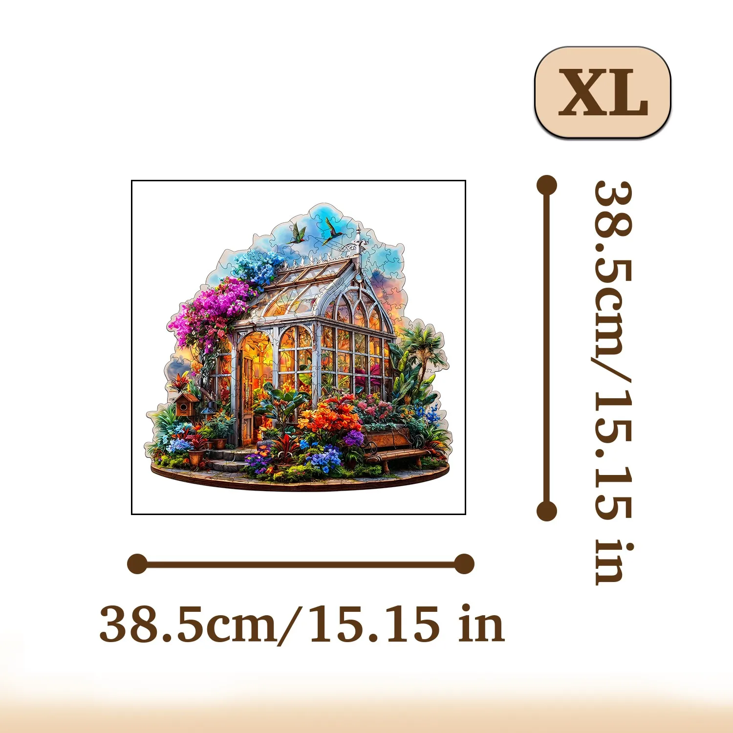 ตัวเลือกสินค้า สวนเรือนกระจก ตัวต่อไม้ ฝึกสมองเด็ก
