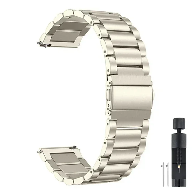 Premium Metal Strap, 22mm & 20mm – Sleek Design
