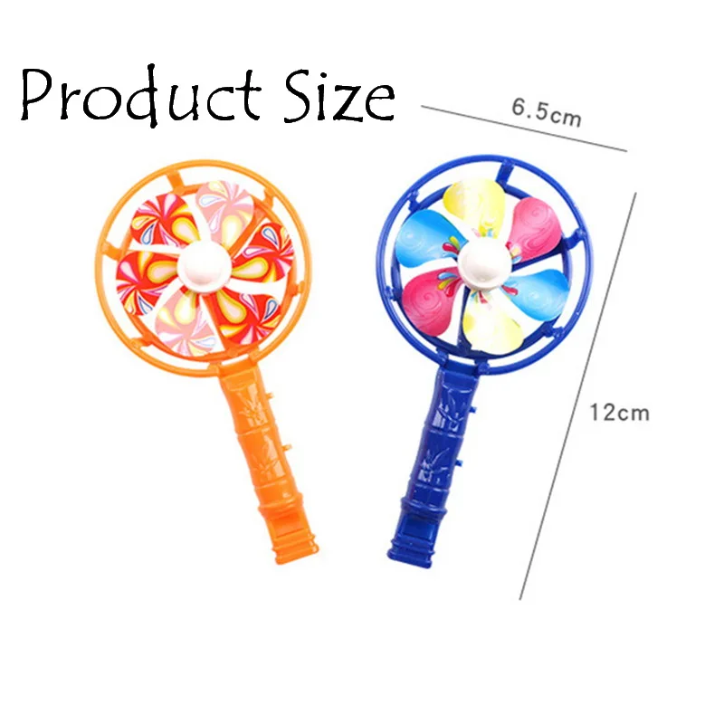 Cute Plastic Whistle Windmill Candy Rainbow Whistle Children Back To School Presents Gifts for Kids Birthday Guests Party Favors