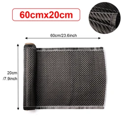 Premium Carbon Fiber Cloth - 3K Weave, 200 GSM, Ultra - Thin 0.2mm, Versatile Width Options, Ideal for High - Performance Automotive and Sport Repair Applications (60cm)