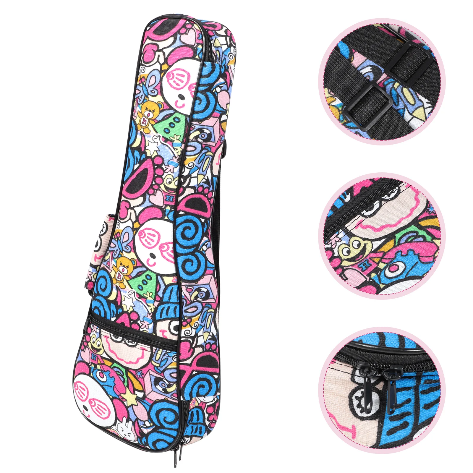 

Guitar Bag Tote Acoustic Case Ukulele Storage Container Practical Plastic Supply Portable