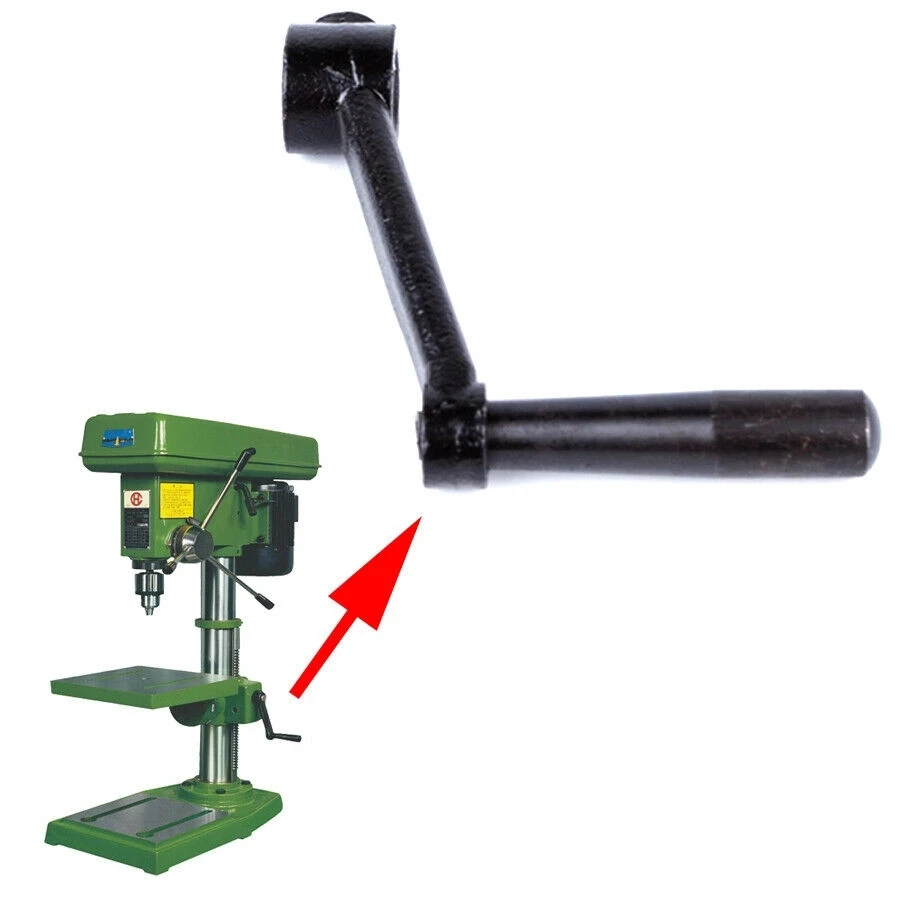 

1PC Drill Press Parts Table Crank Handle Raise Lower 14mm Bore For ZQ4113 ZQ4116 ZQ4119 Protable Accessories