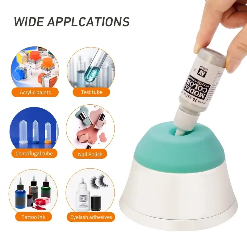 WESTTUNE 3000RPM Lab Mini Vortex Mixer Portable Ink Electric Liquid Orbital Stirrer Mixing Color Pigment Bottle Shaker 110/220V,vortex mixer