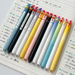 12 - Piece Fun Animal Gel Pen Set - Creative & Quick - Dry Black Ink (Black)