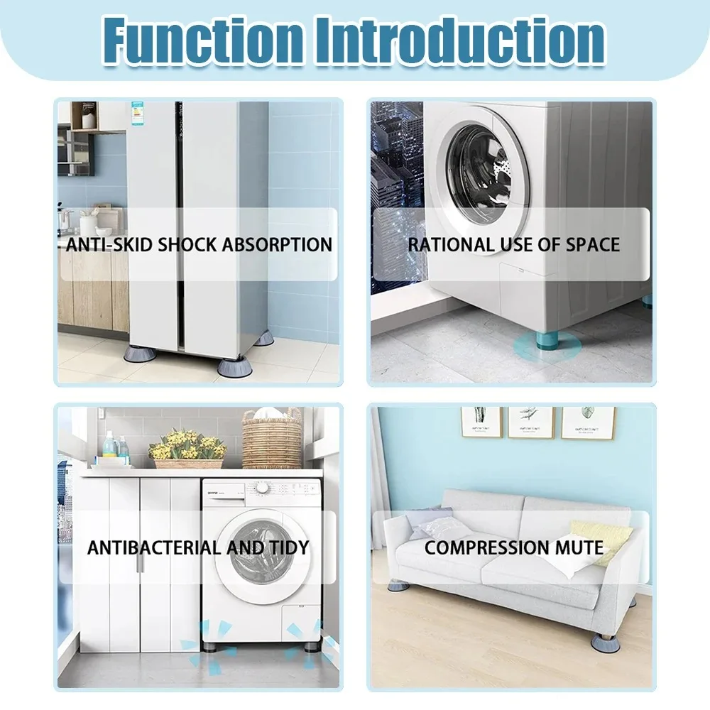 Anti Vibration Feet Pads for Washing Machine Support