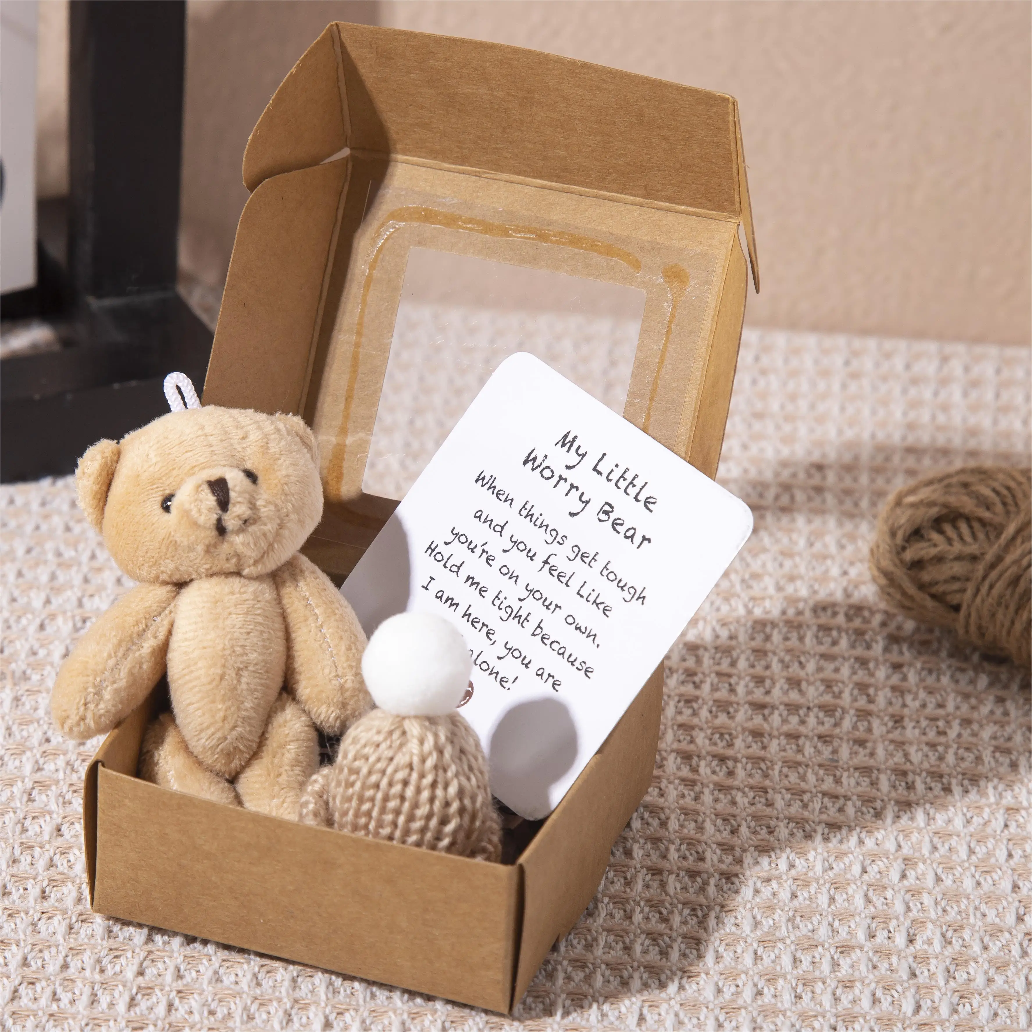 Kunoli Worry Bear Hug Box Pocket Bears S | Offer Of The Day