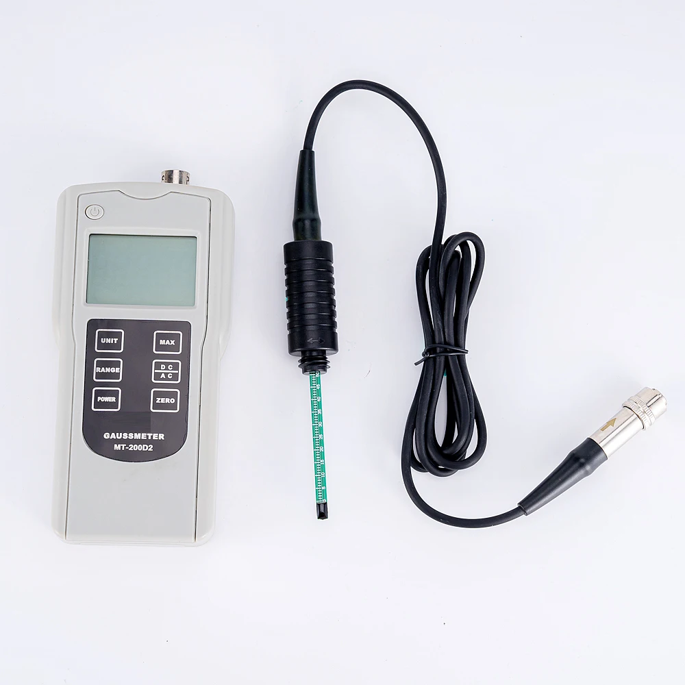 디지털 가우스 미터 테슬라미터 MT-200D2 자기장 측정기 0mT 2000Mt 10Hz 200Hz 자기장 강도 감지기