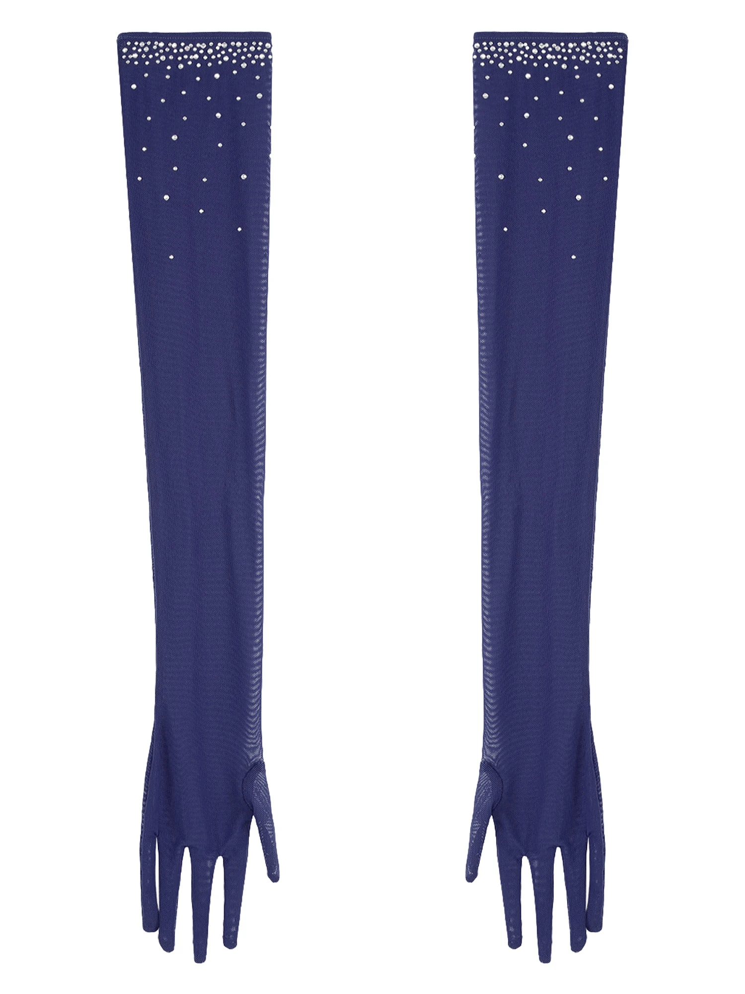 Damen Strass Latein Jazz Tanz Leotard Bodysuit Kleid Glitzernde Strass Schulterfreies Gerafftes Quasten-Performance-Kostüm – Detail 8