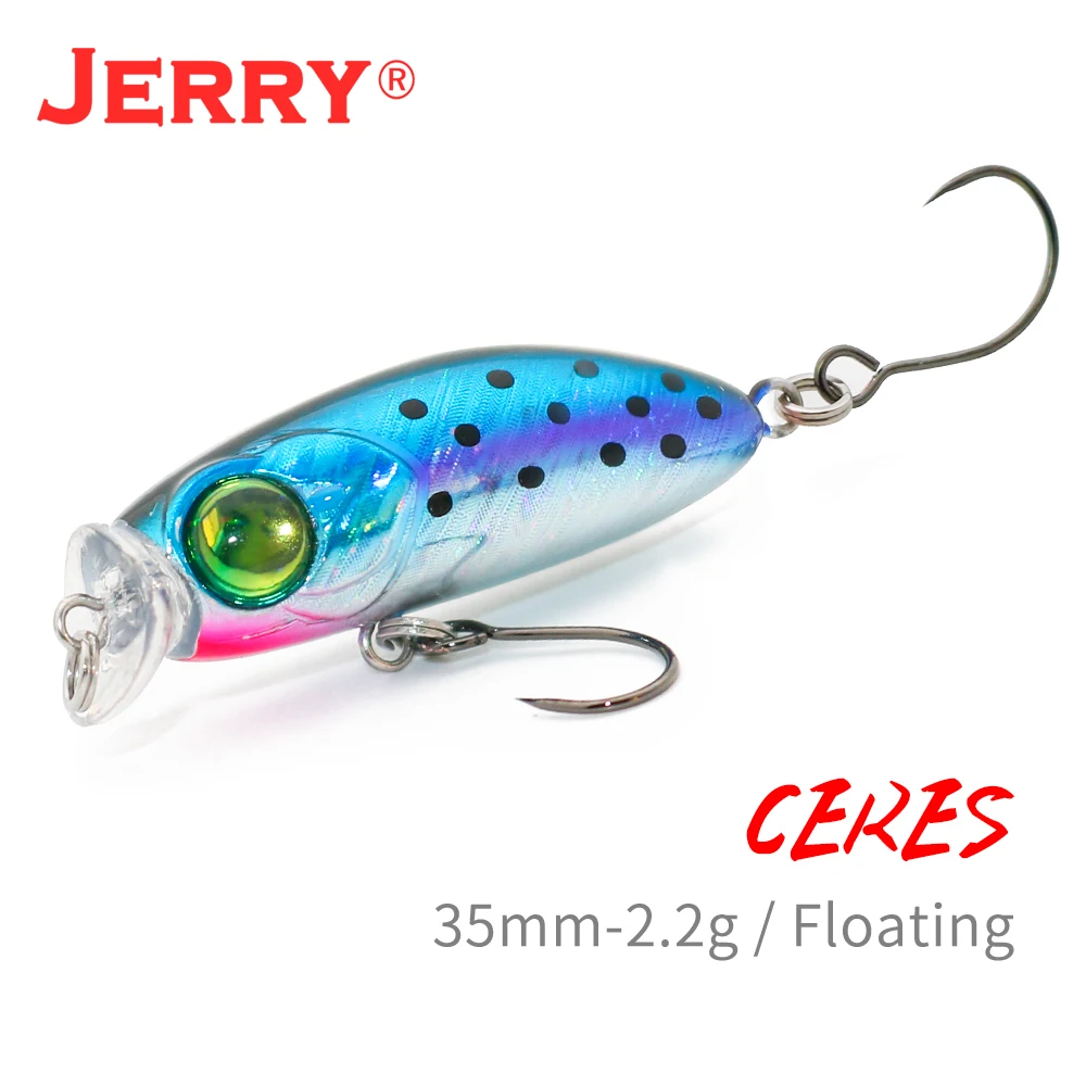 Jerry 1.37In 35Mm Ceres Floating Lrf Fishing Lure Rock Minnow Wobbler Hard Bait Area Trota Persico Rockfish Plug Ultralight