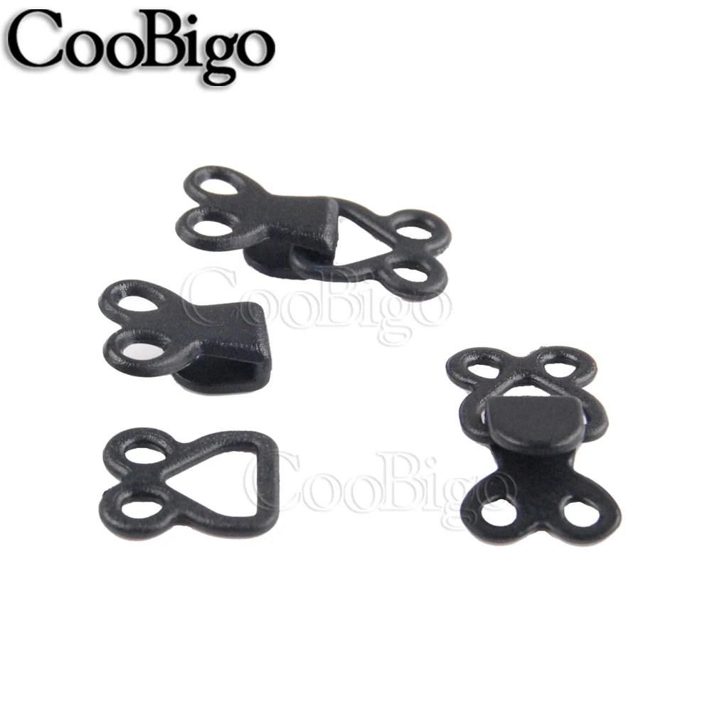 Description Picture 4 of item50pcs Plastic Hook And Eye Clasp Button Buckle For Garment Trousers Skirts Bras Sewing Accessories Size 20X10mm