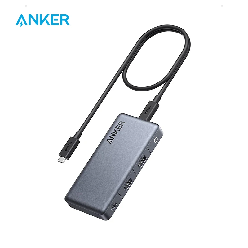 Anker 343 7-in-1 Hub USB C Docking station USB Hub externe Grafikkarte für  Laptops mit 100W Strom versorgung - AliExpress