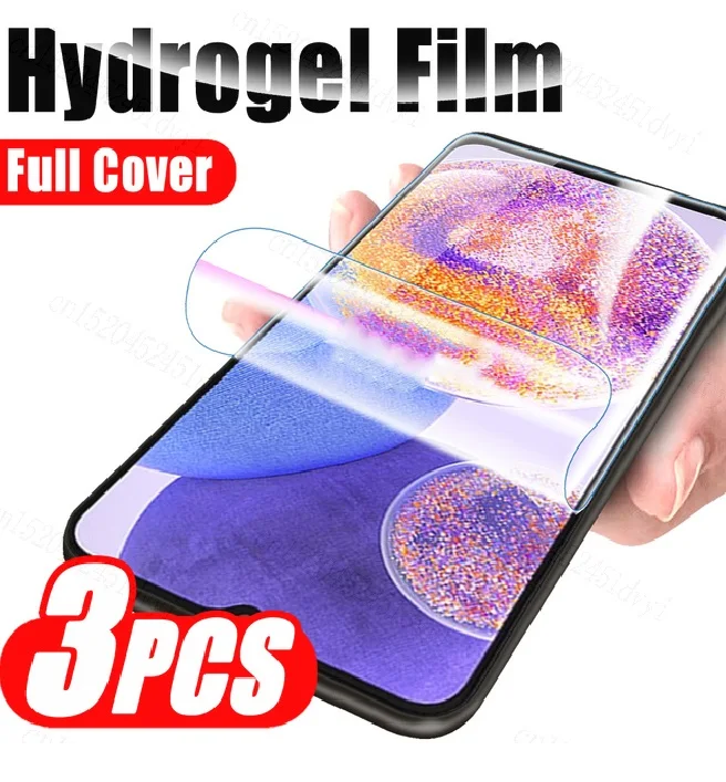 3Pcs Hydrogel Film For Samsung Galaxy A56 A55 A54 A53 A36 A35 A34 A33 A16 A15 A14 A26 A25 A24 A52 A52S A06 Screen Protector