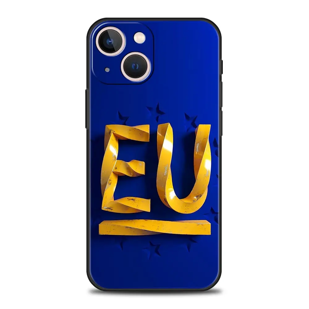 European Flag Soft TPU Phone Case - Elegant Back Cover Design