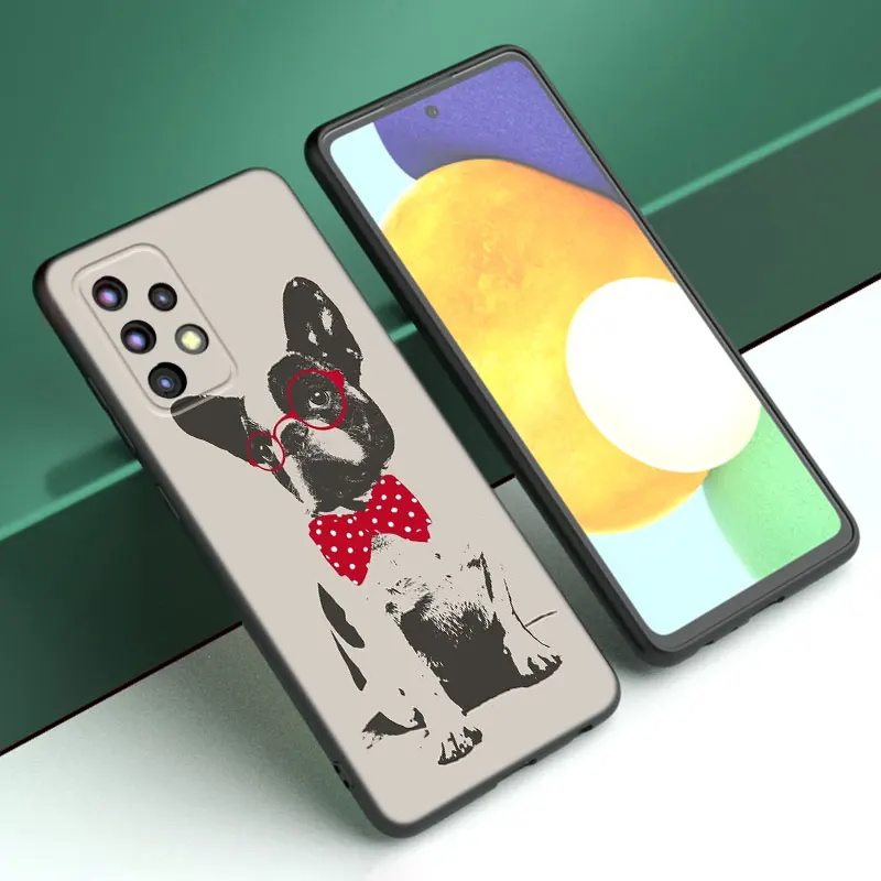Pug French Bulldog Phone Case For Samsung Galaxy A13 A22 A32 4G A53 A73 5G A21 A30 A50 A52 S A12 A23 A31 A33 A51 A70 A71 A72- Saf2327d34b664f5eb534fc9bc8515f66X