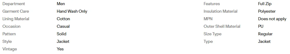 Texwood men's casual and sports wear store, summer beach clothes, men's leather fashion, jewelry, sunglasses Mens Retro Leather Jacket Motorcycle Stand Collar Biker Coat Zip Up Slim Fit Outwear Top Jacket Coat