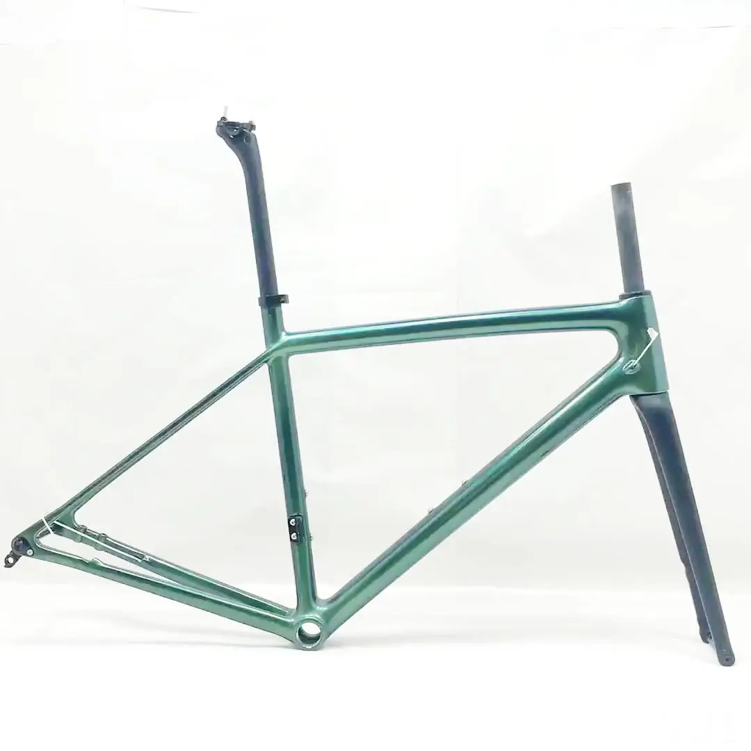 カーボンファイバーロードバイクフレームT1000,ディスクブレーキ用